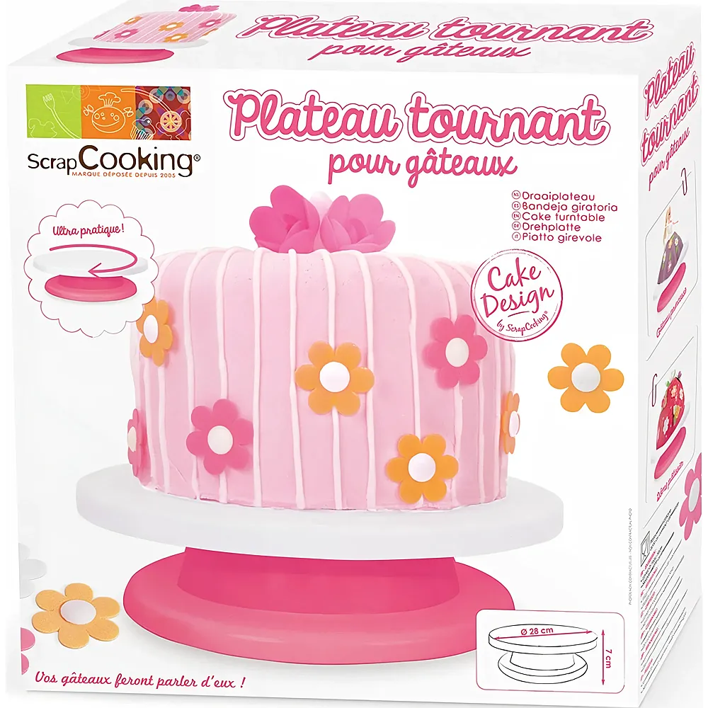 ScrapCooking Kuchenst�nder drehbar -  28 x 7 cm
