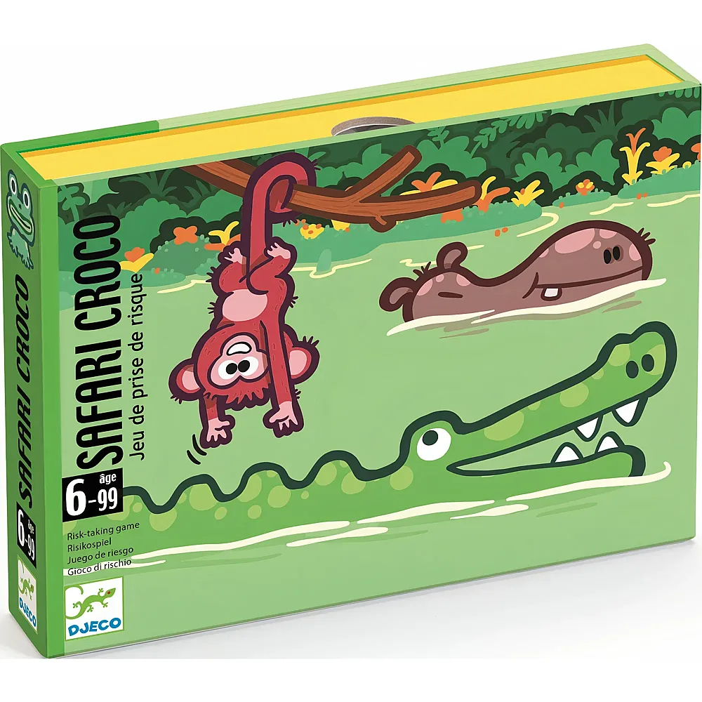 Djeco Kartenspiel Safari croco mult