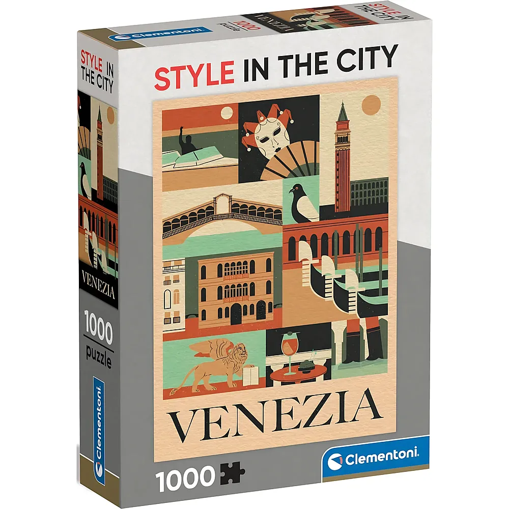 Clementoni Puzzle Style in the City, Venezia - 1000 Teile