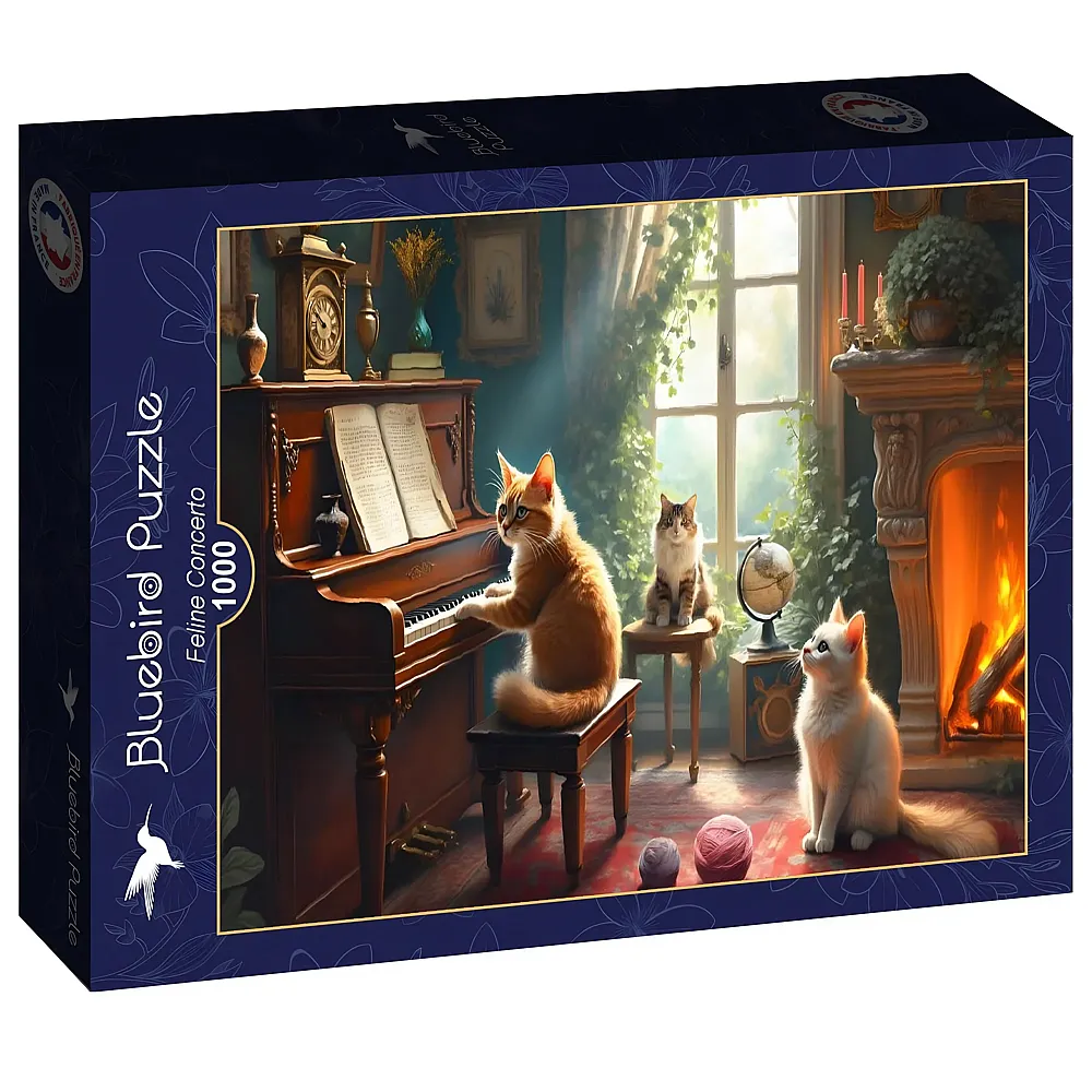 Bluebird Puzzle Katzenkonzert - 1000 Teile