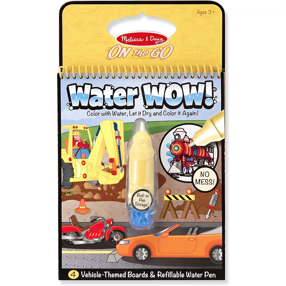 Melissa & Doug Water Wow Malblock - Sortiment fr-de-en-es - Suche