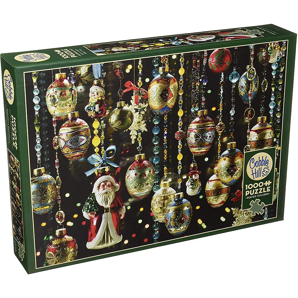 Cobble Hill Puzzle Christmas Ornaments 1000Teile