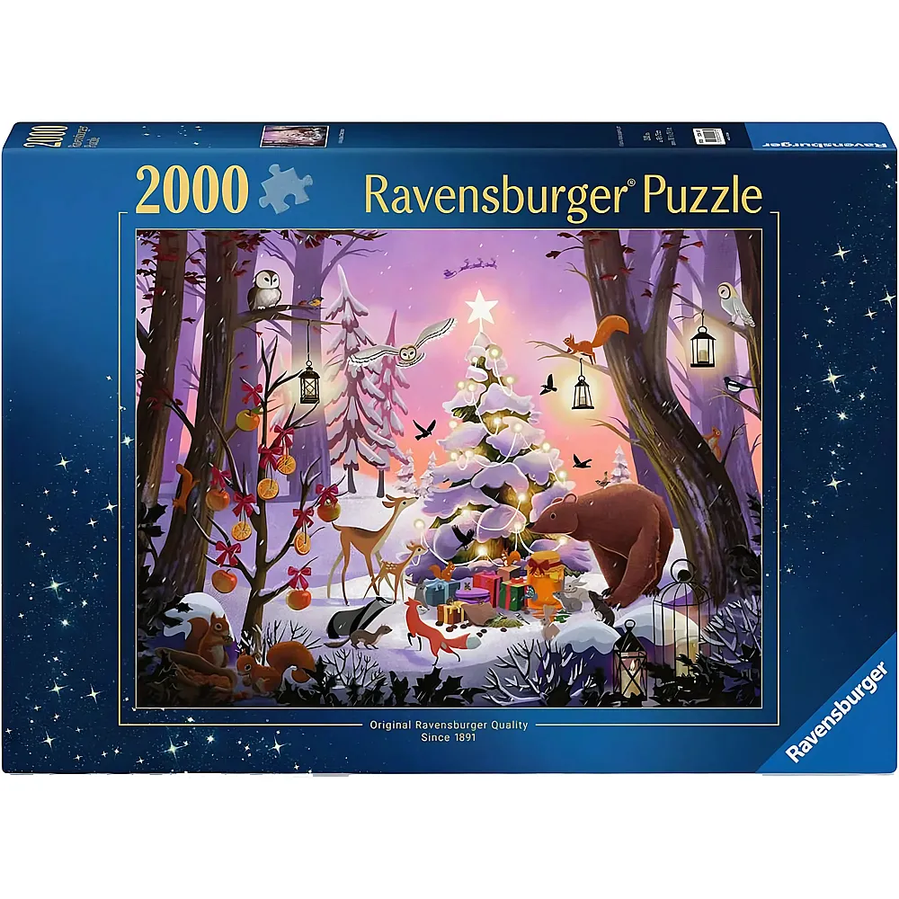 Ravensburger Puzzle Christmas in the Woods 2000Teile