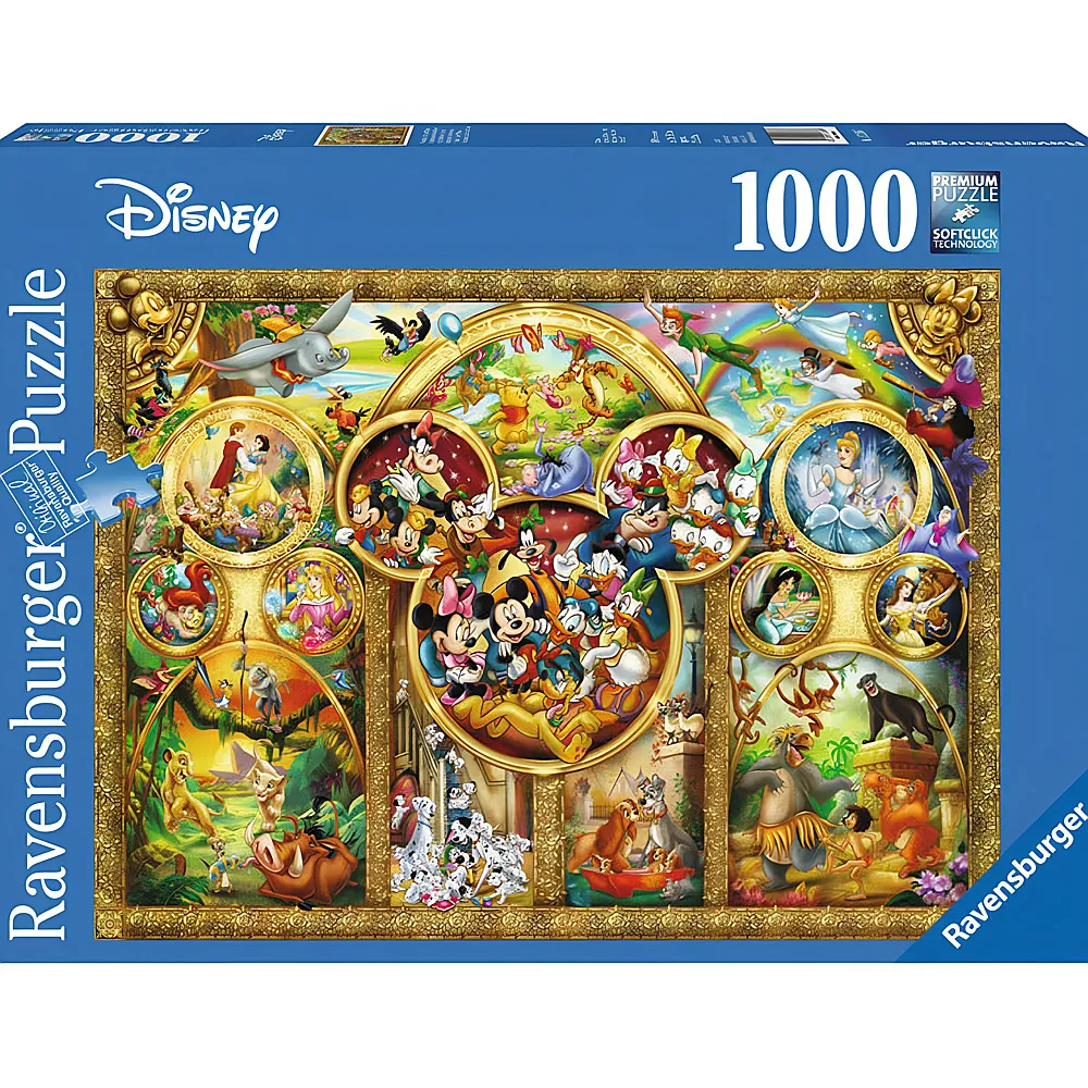 Ravensburger Puzzle Die schnsten Disney Themen 1000Teile