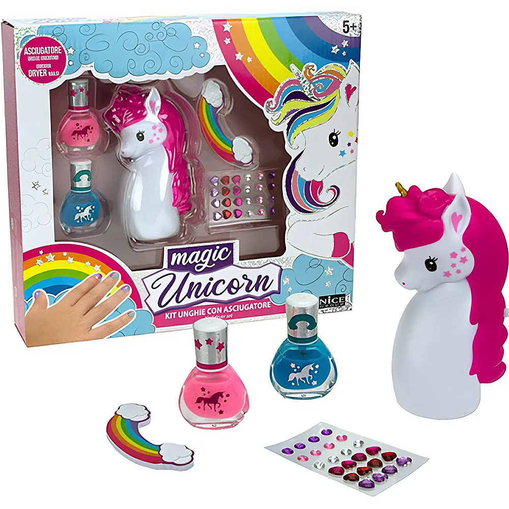 meinspielzeug - Nice Group Magic Unicorn Nagel-Set | Frisieren und Kosmetik