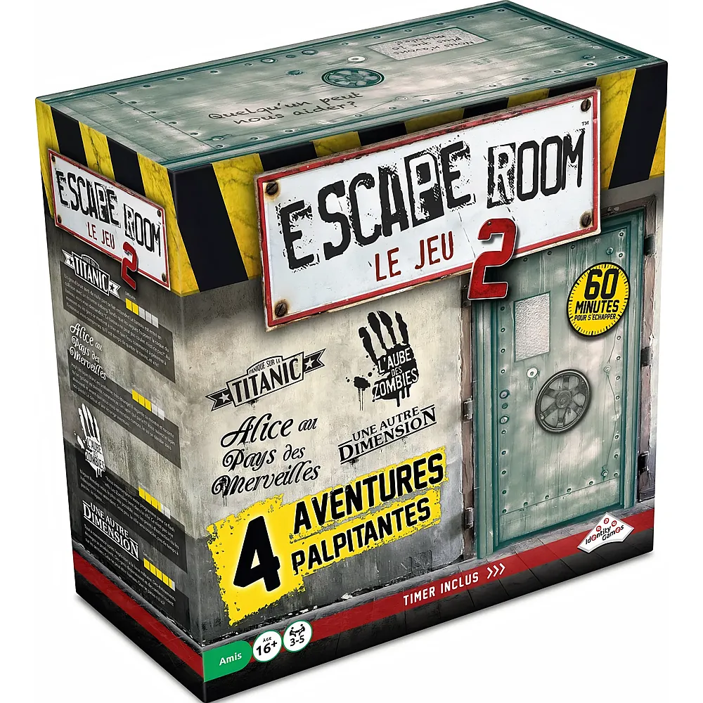 Identity Games Escape Room Coffret 4 Jeux N�2 FR