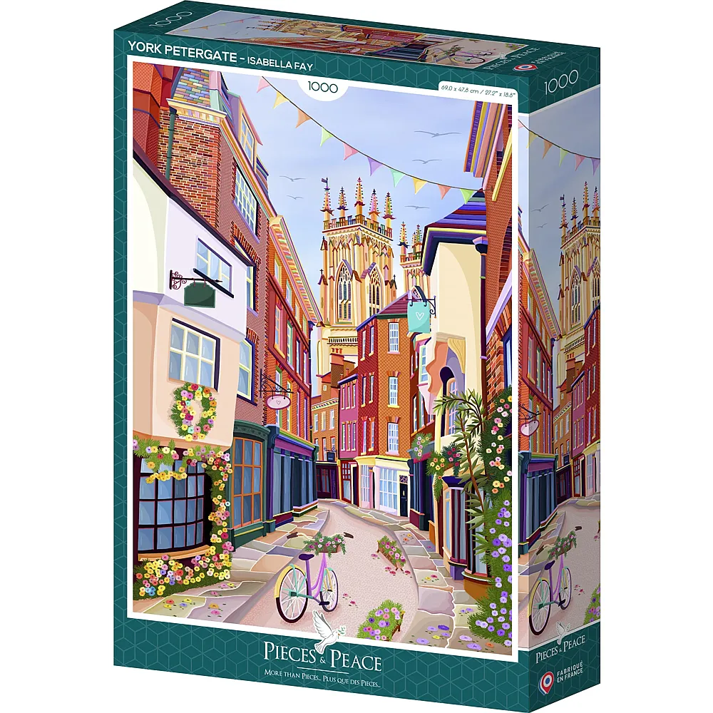 Pieces & Peace Puzzle York Petergate - 1000 Teile