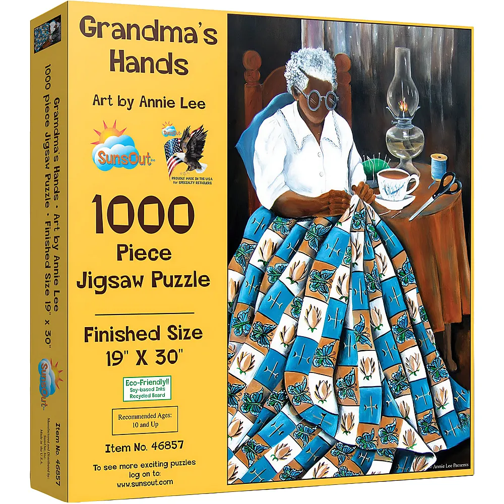 SunsOut Puzzle Annie Lee Gramma's Hands - 1000 Teile