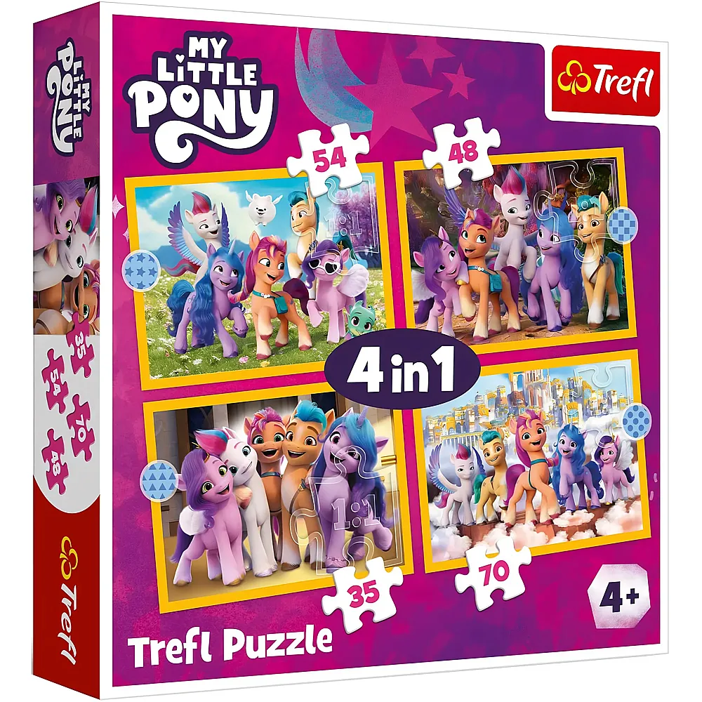 Trefl Puzzle 4in1 My Little Pony