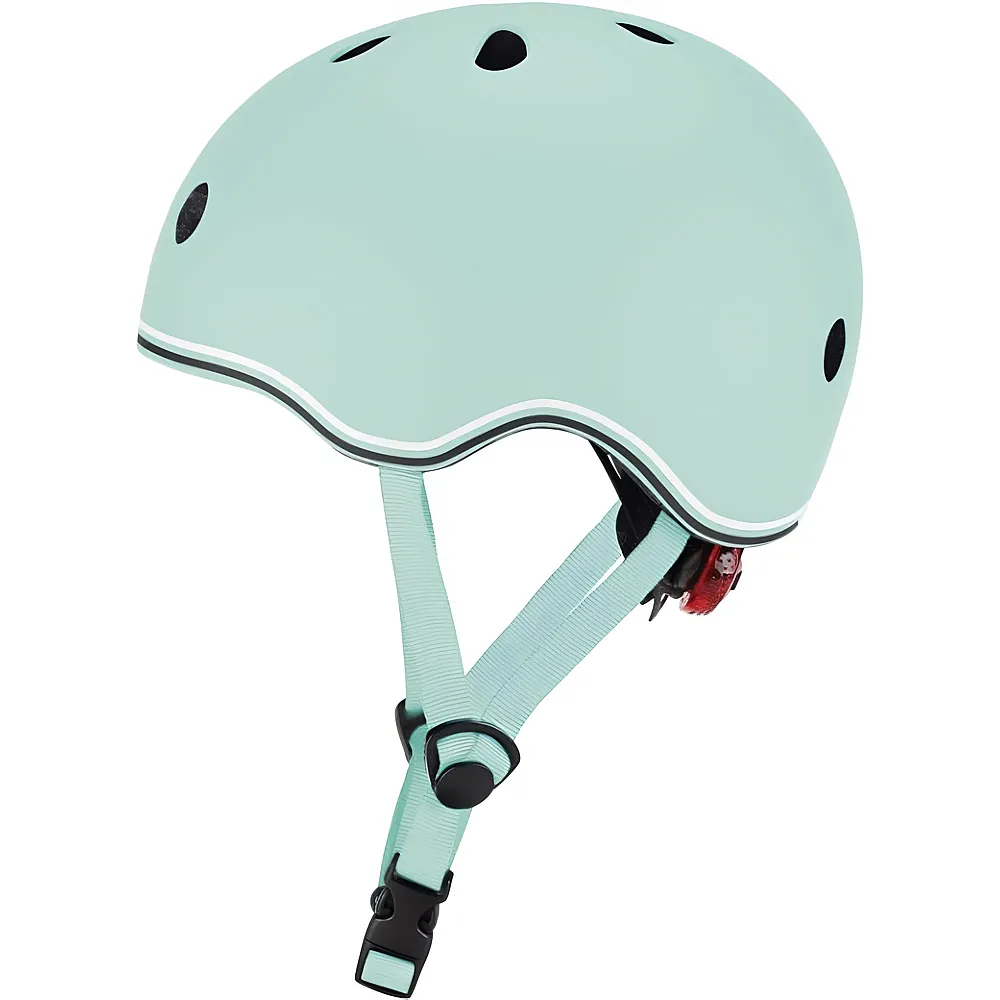 Globber Kinderhelm Go Up Lights Pastelgr�n - Gr. 45 - 51 cm