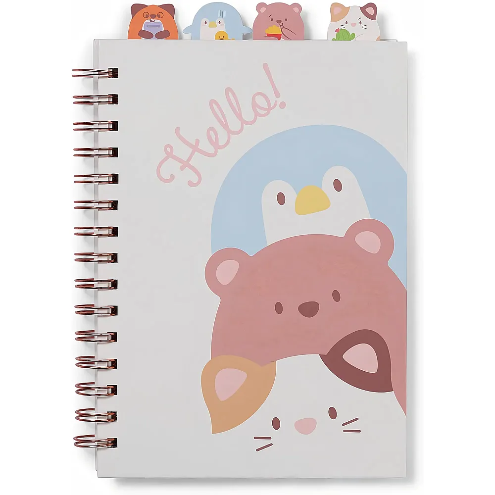 Nici Spiral Notizbuch mymochi 15x21cm 80 Blat