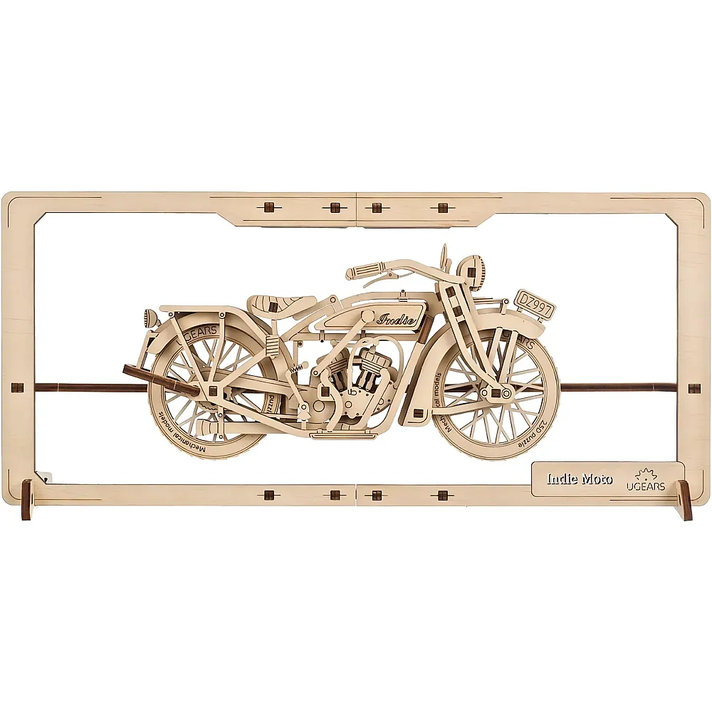 Ugears 2.5D Indie Moto - 42 Teile
