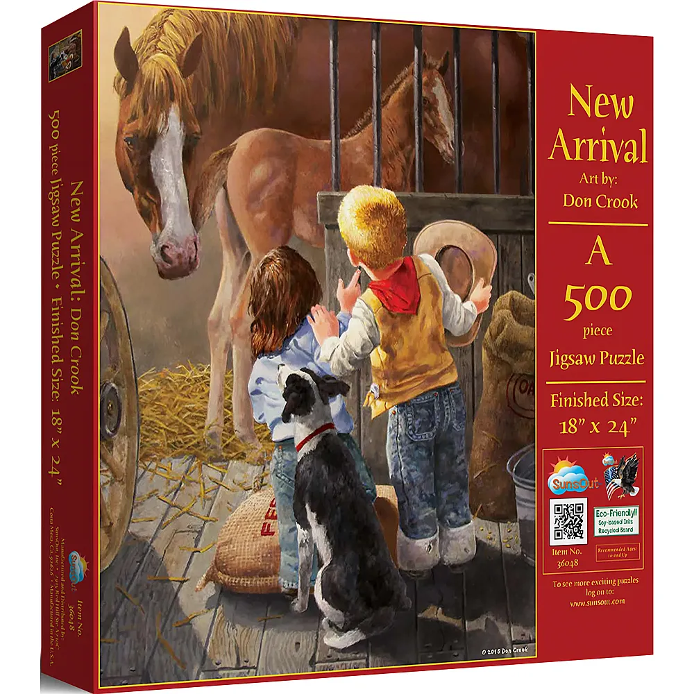 SunsOut Puzzle Don Crook New Arrival - 500 Teile