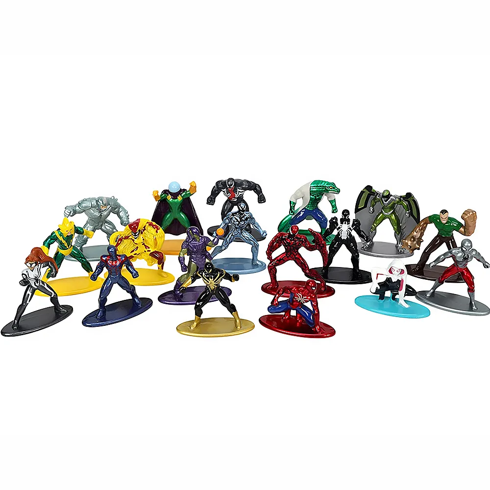 Jada Metalfigs Spiderman Marvel Multi Pack Nano Figures, Wave 7