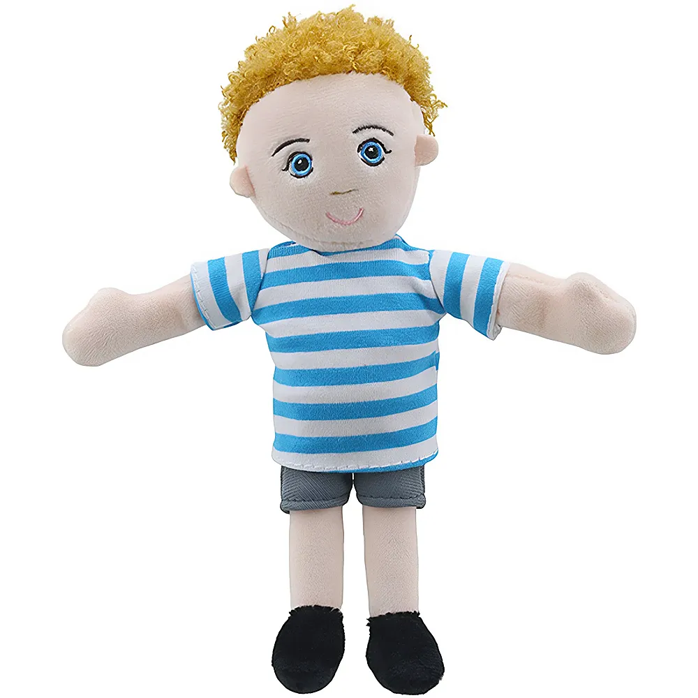 The Puppet Company Finger Puppets Fingerpuppe Junge blonde Haare - 20 cm - Fingerpuppen