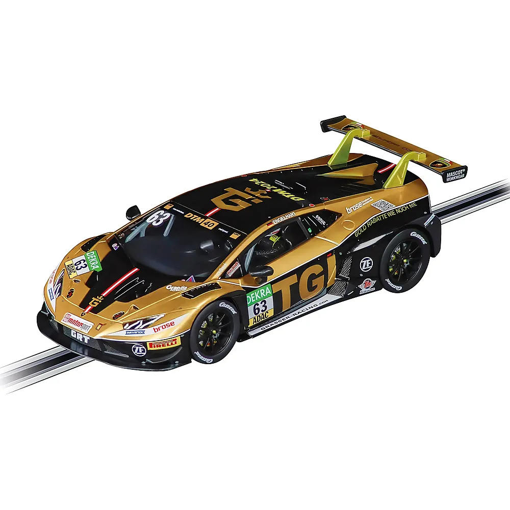 meinspielzeug - Carrera Digital 124 Lamborghini Huracan GT3 Evo2, No.63, GRT Grasser Racing | Rennbahn Fahrzeuge