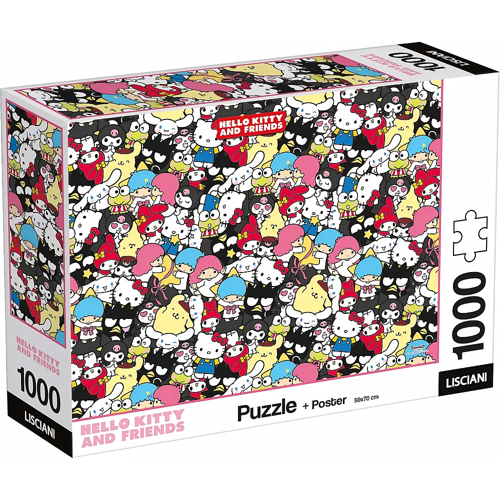Lisciani Puzzle Hello Kitty and Friends - 1000 Teile
