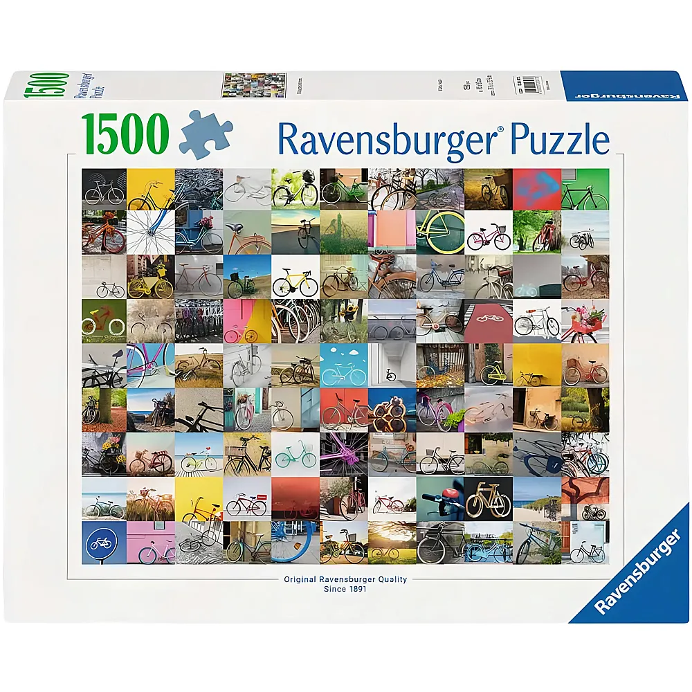 Ravensburger Puzzle 99 Fahrr�der und mehr... 1500Teile