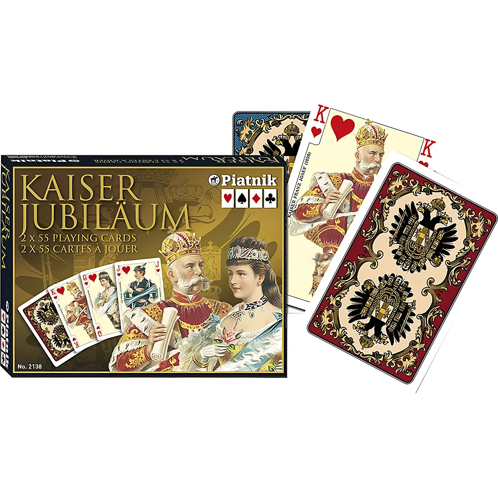 meinspielzeug - Piatnik Designkarten Kaiser Jubil�um | Jassen