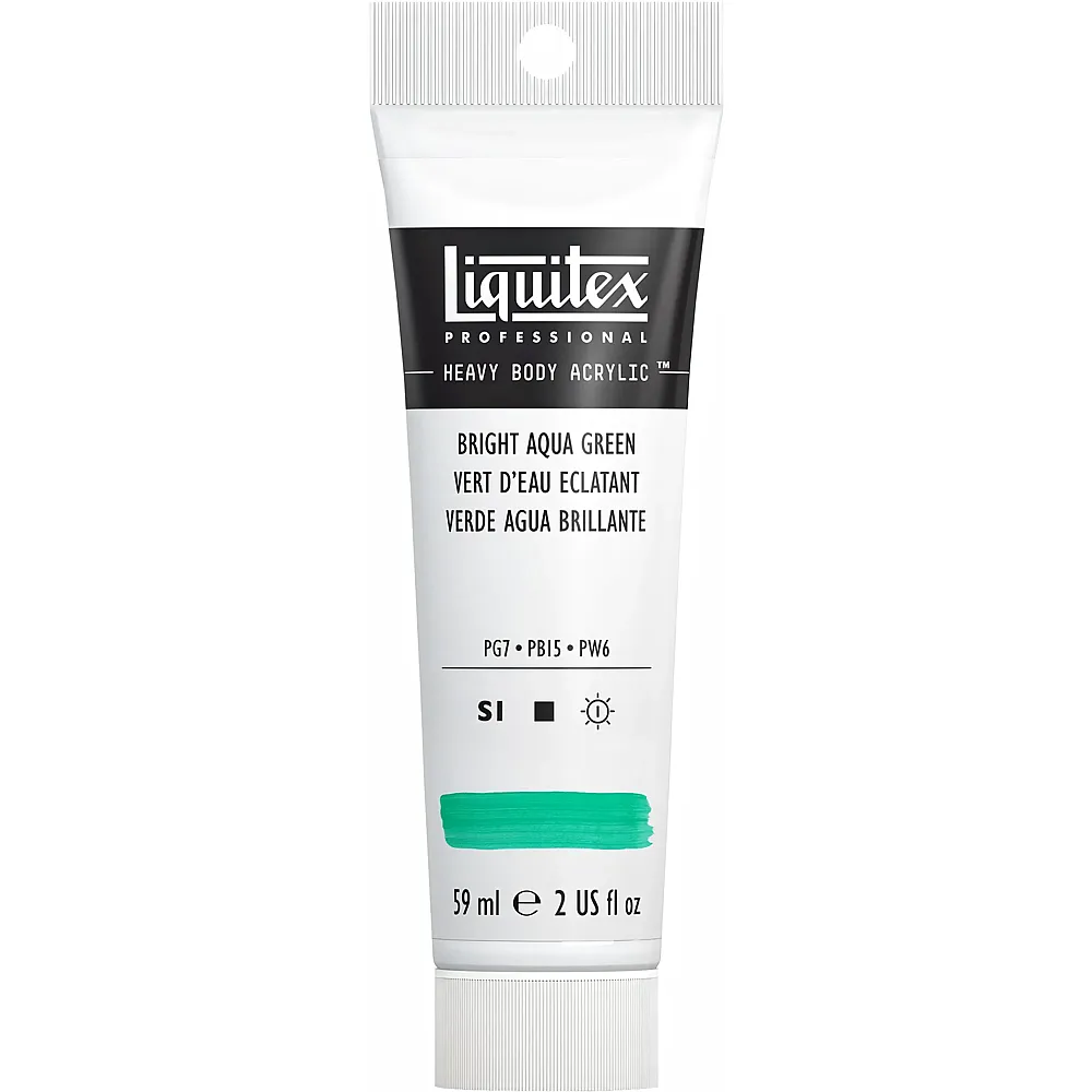 Liquitex Lqx Prof. Heavy Body Acrylfarbe 59ml Tube Aquagrn Leuchtend - Suche