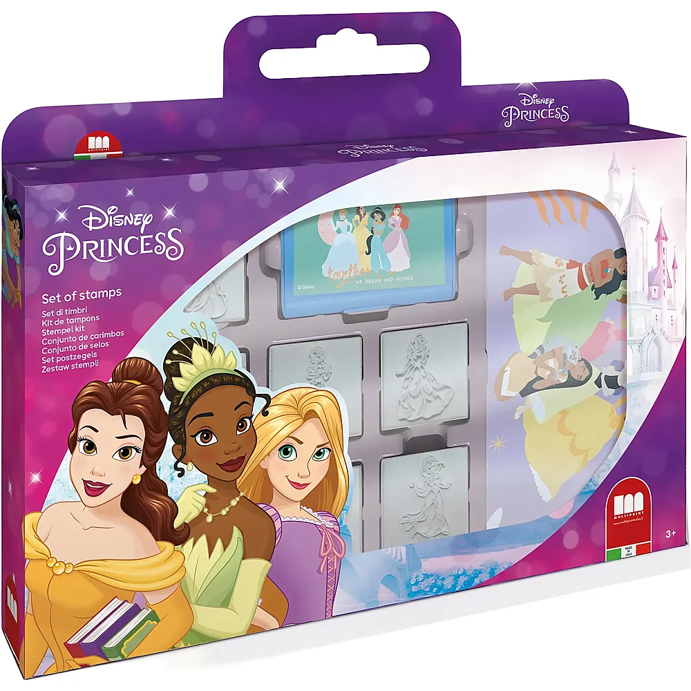 Multiprint Disney Princess Stempel Set 12Teile | Stempelsets