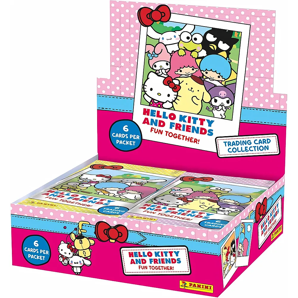 Panini Hello Kitty & Friends Trading Cards Box mit 24 H�llen Premium