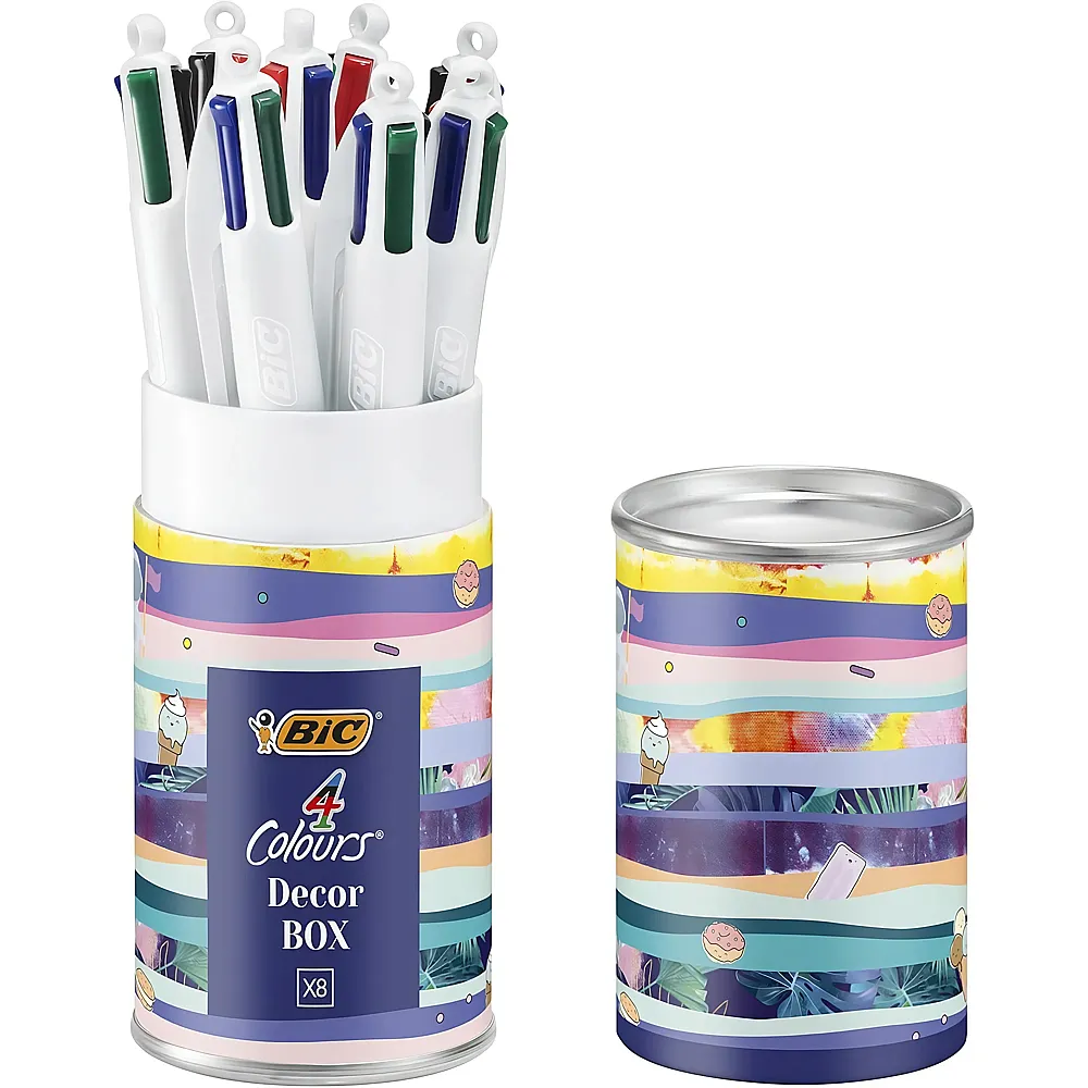 BIC Message Box mit 4 Colour Kugelschreiber