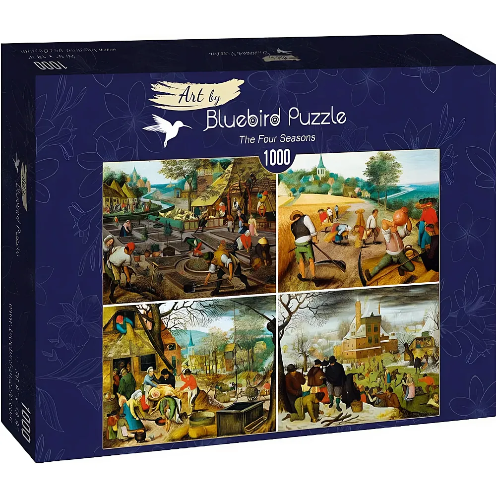 Bluebird Puzzle Pieter Bruegel - The Four Seasons - 1000 Teile