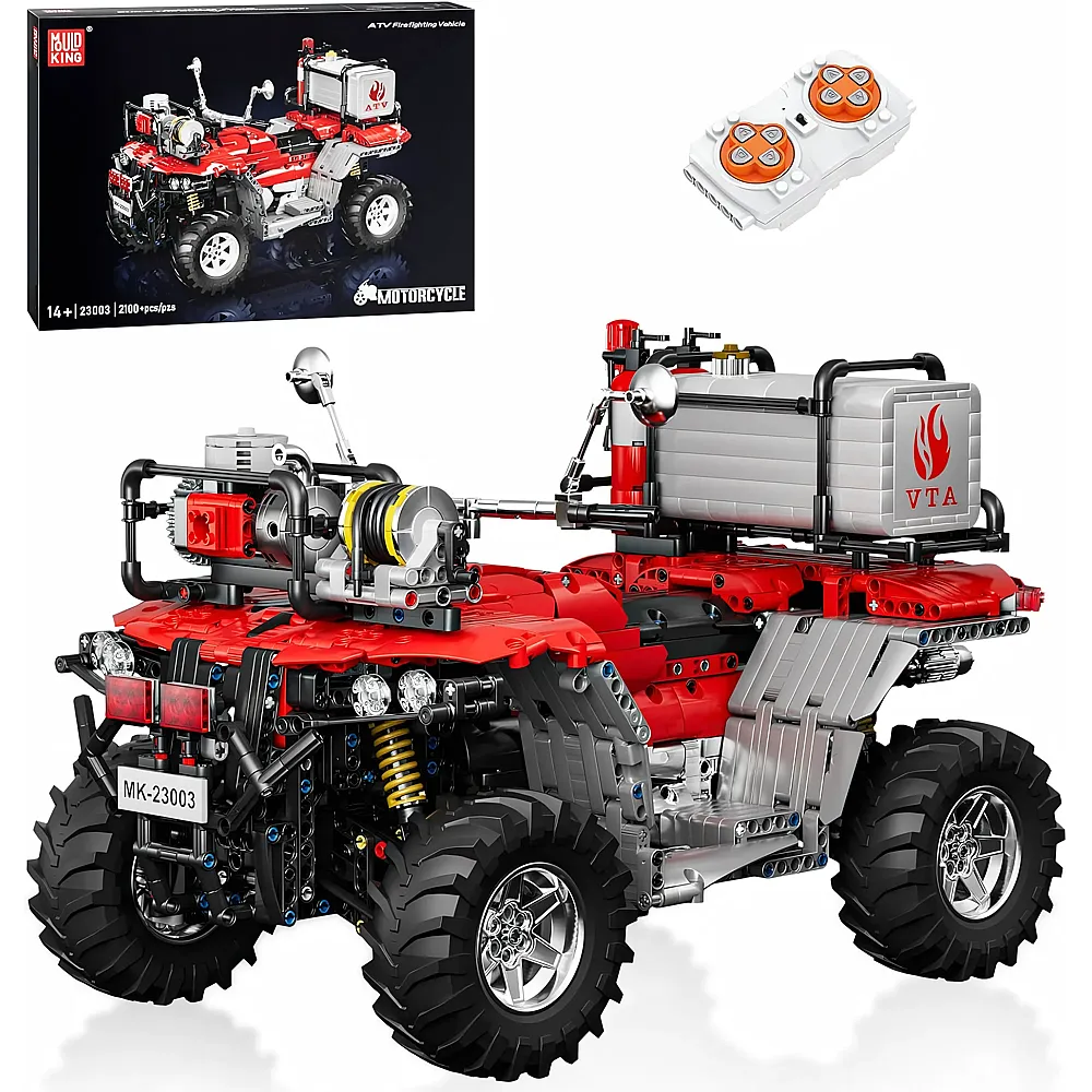Mould King Ferngesteuerter ATV Feuerwehr 23003