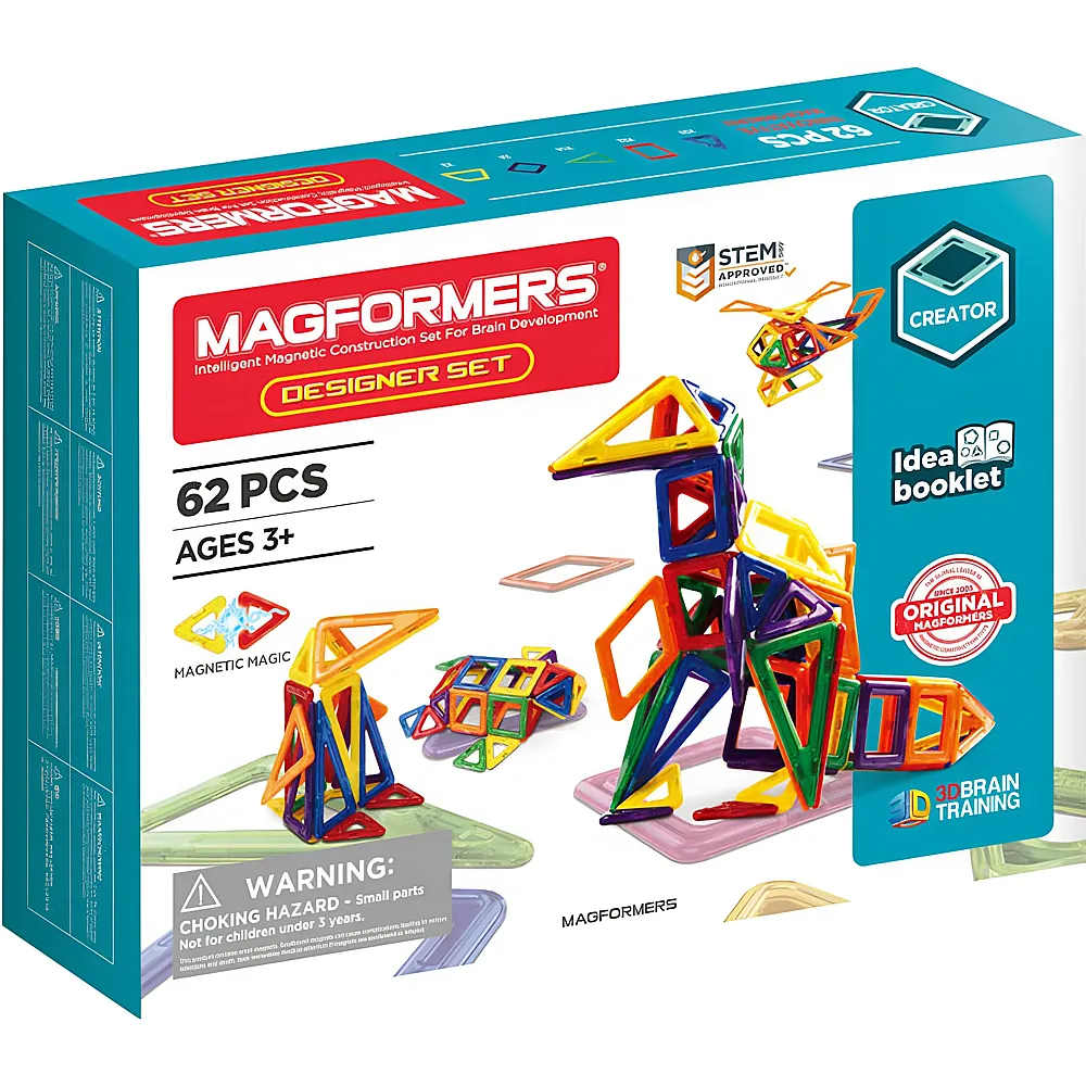 Magformers Creator Designer Set 62Teile