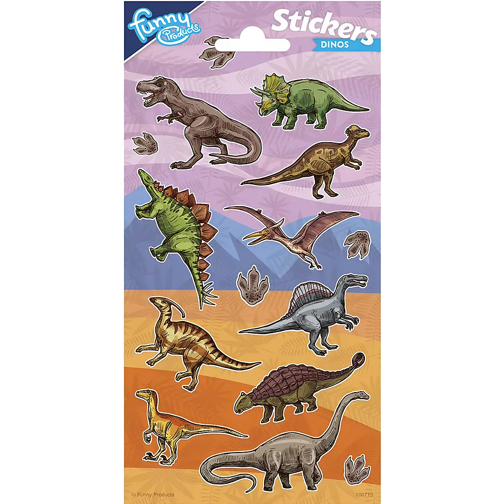 Totum Stickers Stickerbogen Dinosaurier | Tattoos & Stickers