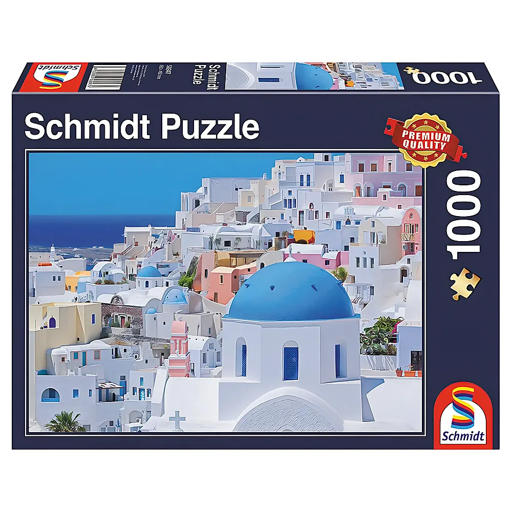 Schmidt Puzzle Santorini Kykladische Inseln 1000Teile