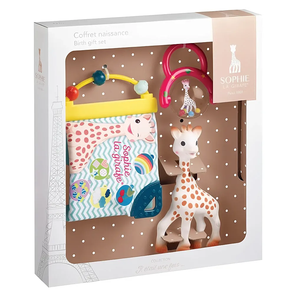 Sophie la girafe Spielset Buch