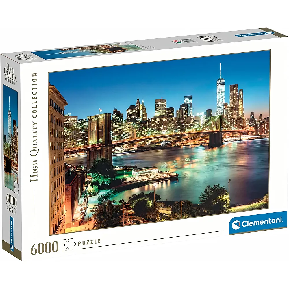 Clementoni Puzzle Lichter der Brooklyn Bridge 6000Teile