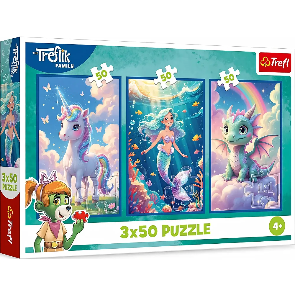 Puzzle L�chelnde Trefliks 50Teile