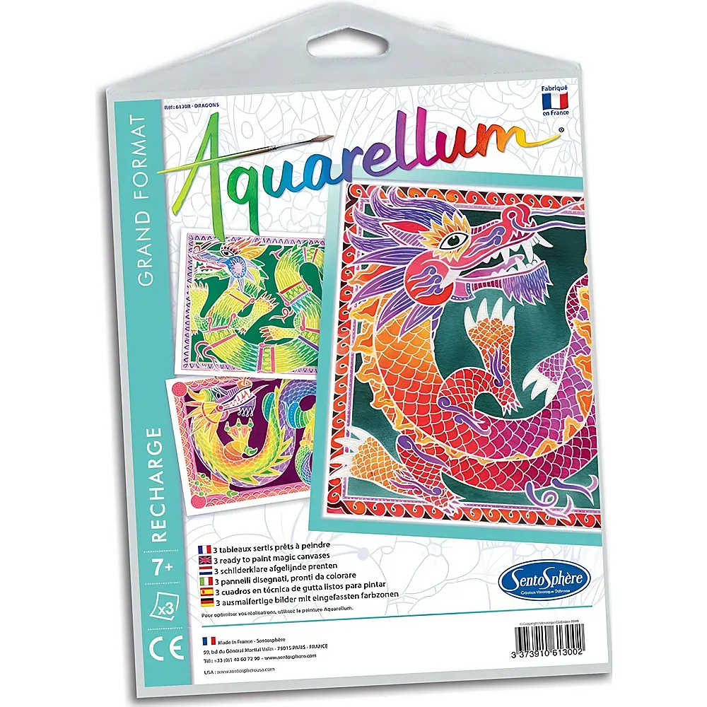 Sentosphere Aquarellum Drachen Nachf�llpackung | Malsets