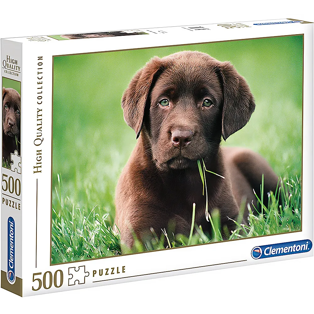 Clementoni Puzzle High Quality Collection Chocolate Puppy 500Teile