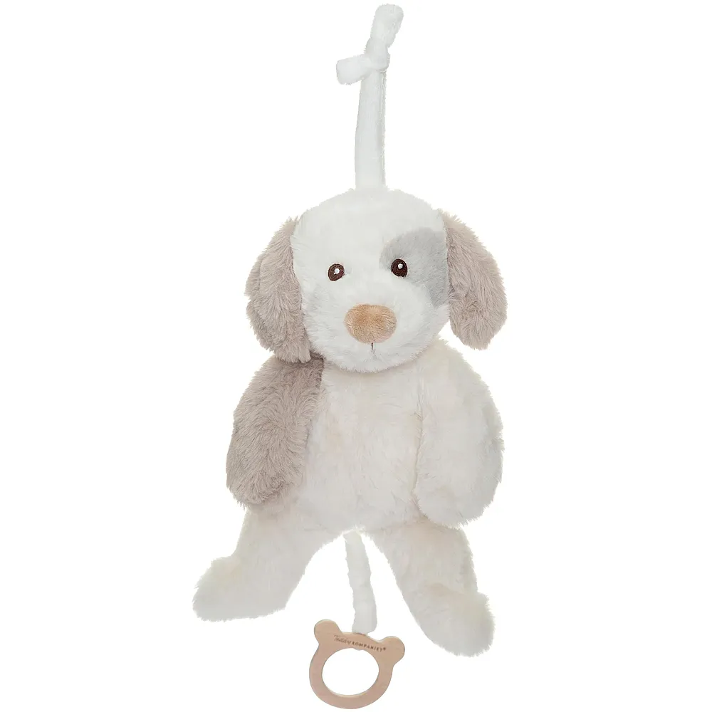 Teddykompaniet Spieluhr Hund gefleckt - 27 cm