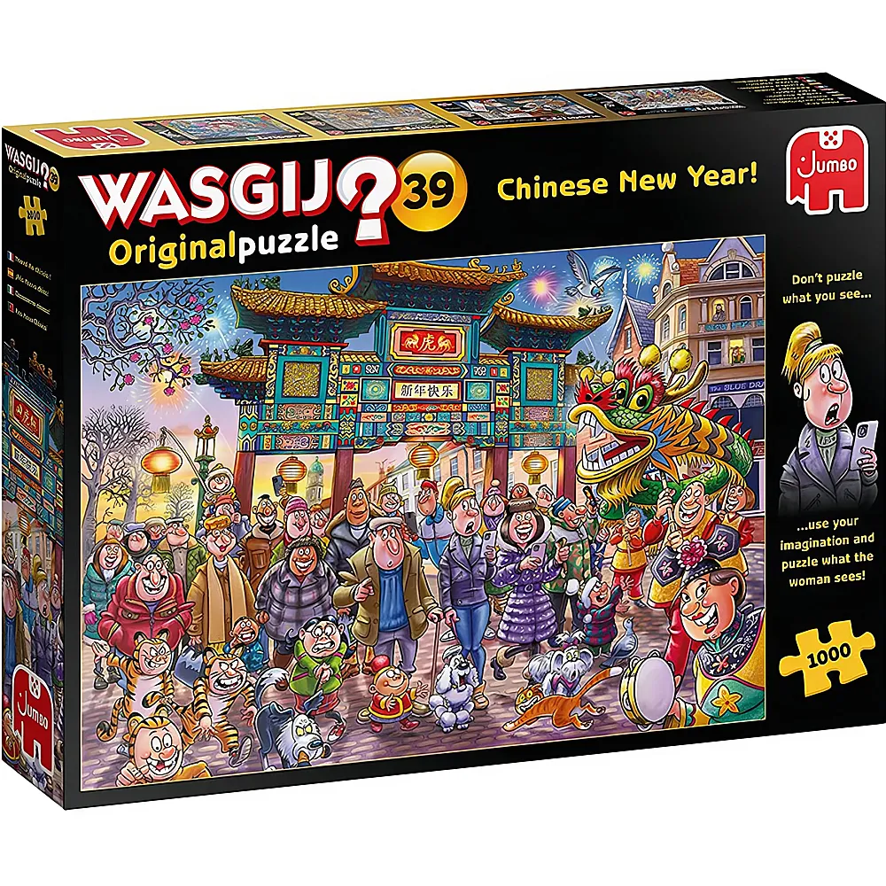 Jumbo Puzzle Original WASGIJ  Chinese New Year 1000Teile