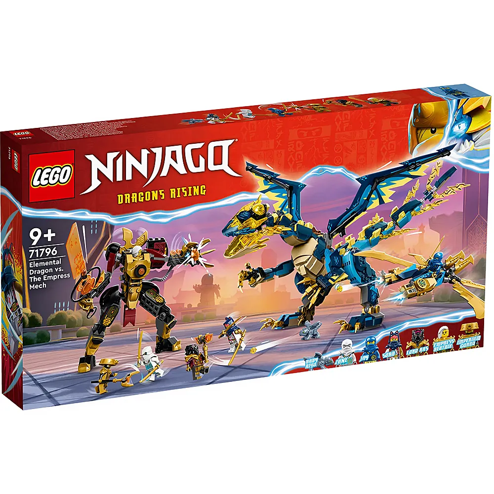 LEGO Ninjago Kaiserliches Mech-Duell gegen den Elementardrachen 71796