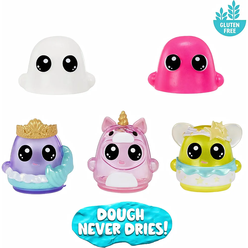 MGA DohKins Fantasy Pack Characters Mermaid, Unicorn, Fairy