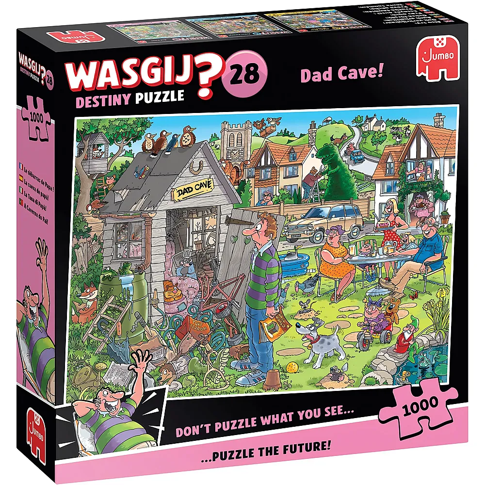 Jumbo Puzzle WASGIJ Destiny Dad Cave 1000Teile