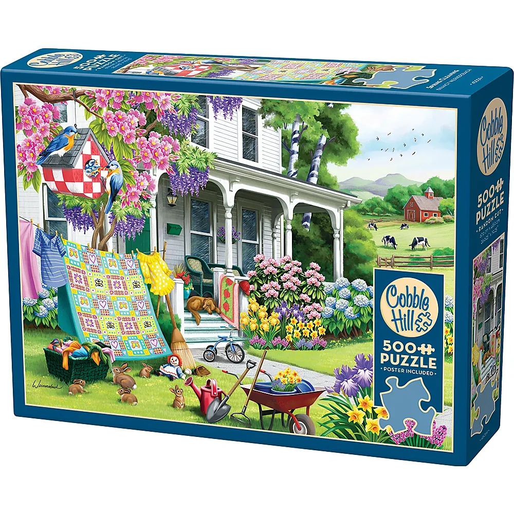 Cobble Hill Puzzle Fr�hjahrsputz 500Teile