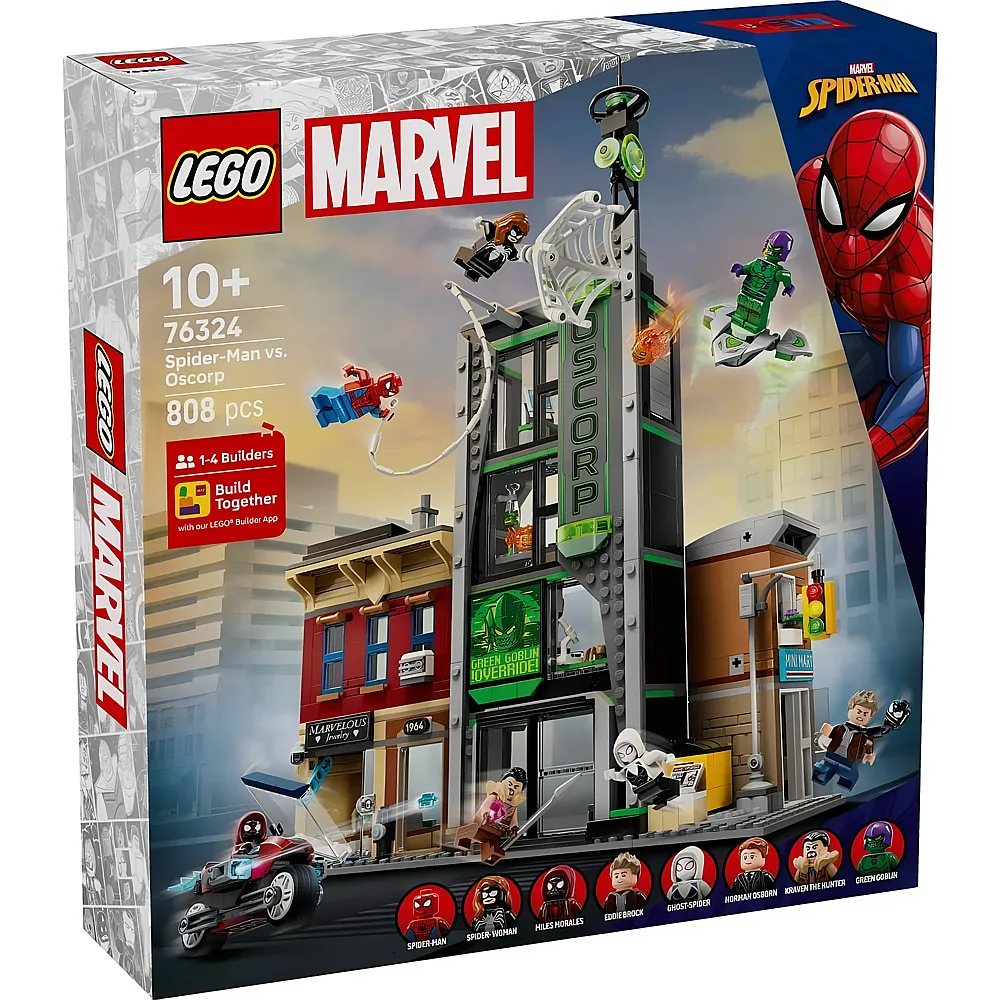 LEGO Marvel Super Heroes Spiderman Spider-Man vs. Oscorp 76324
