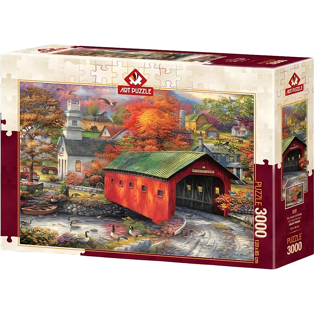 Art Puzzle The Sweet Life Bridge - 3000 Teile