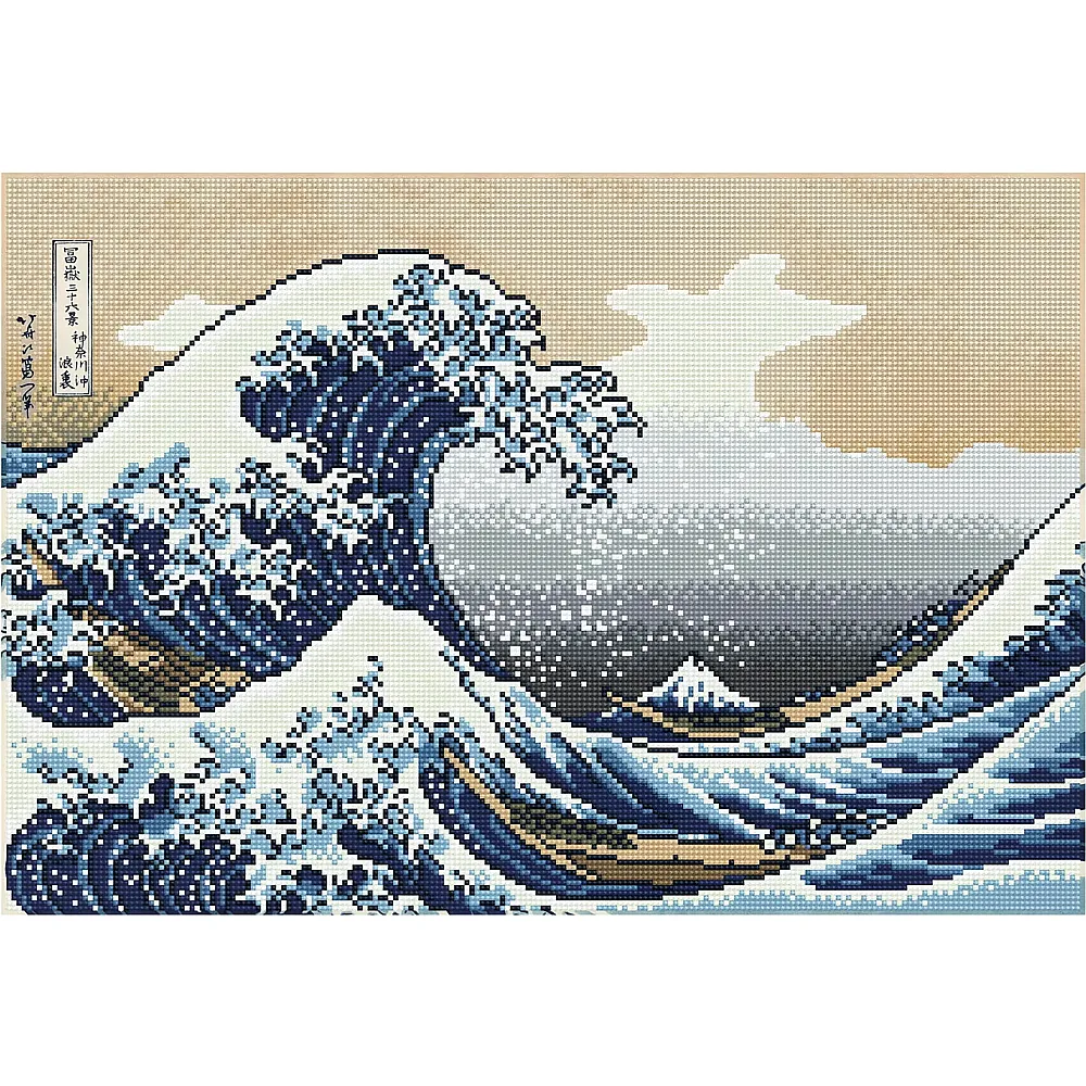 Diamond Dotz Die grosse Welle vor Kanagawa