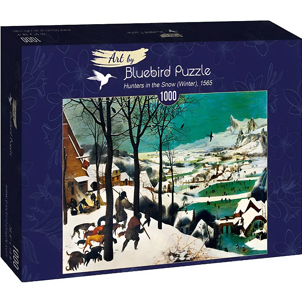Bluebird Puzzle Pieter Bruegel Hunters in the Snow Winter, 1565 - 1000 Teile