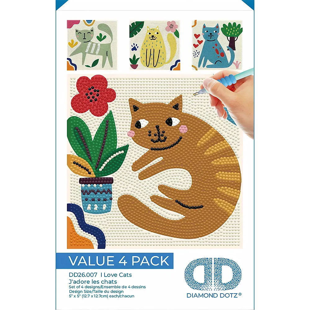 Diamond Dotz Diamond Painting Mini Katzen