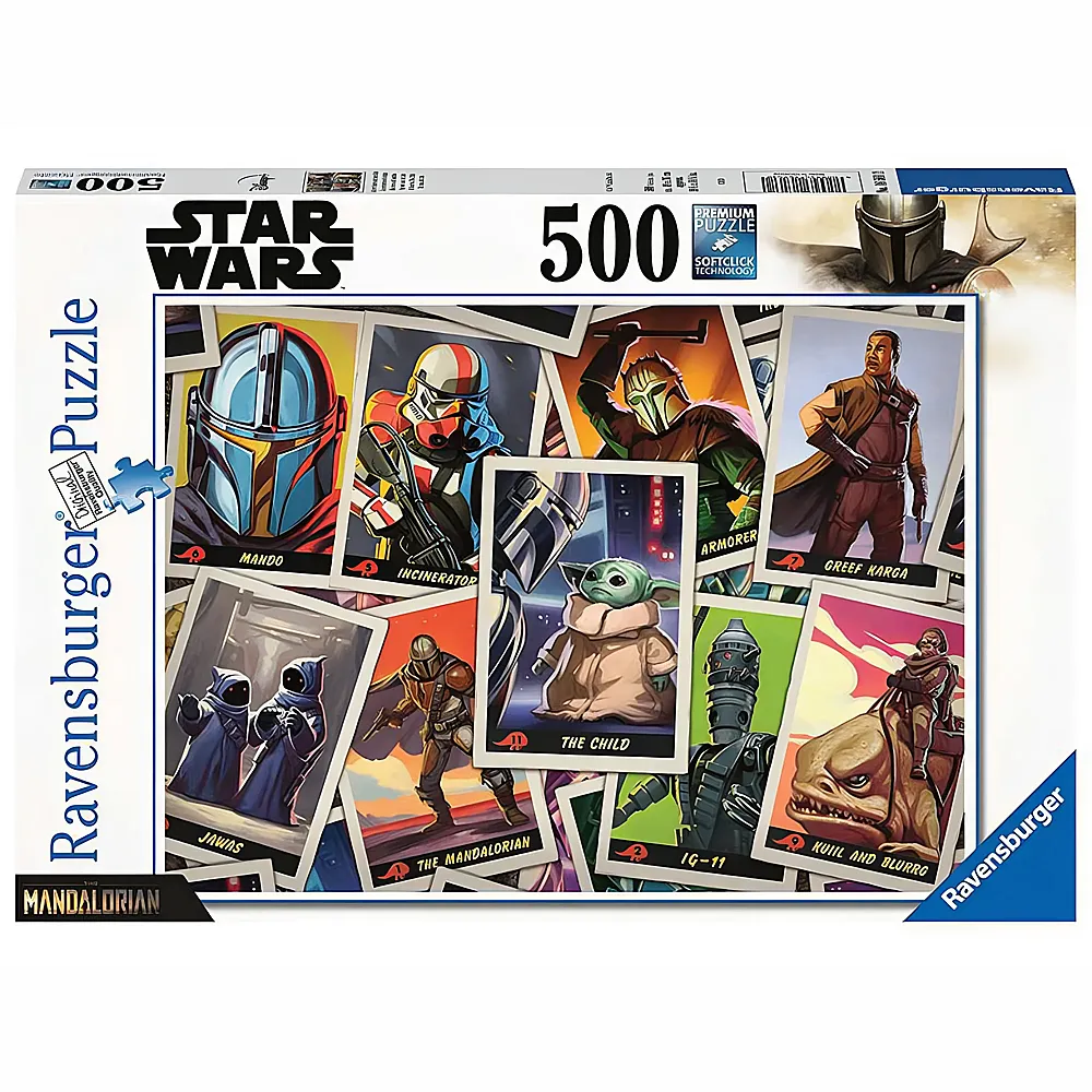 Ravensburger Puzzle Star Wars The Mandalorian 500Teile
