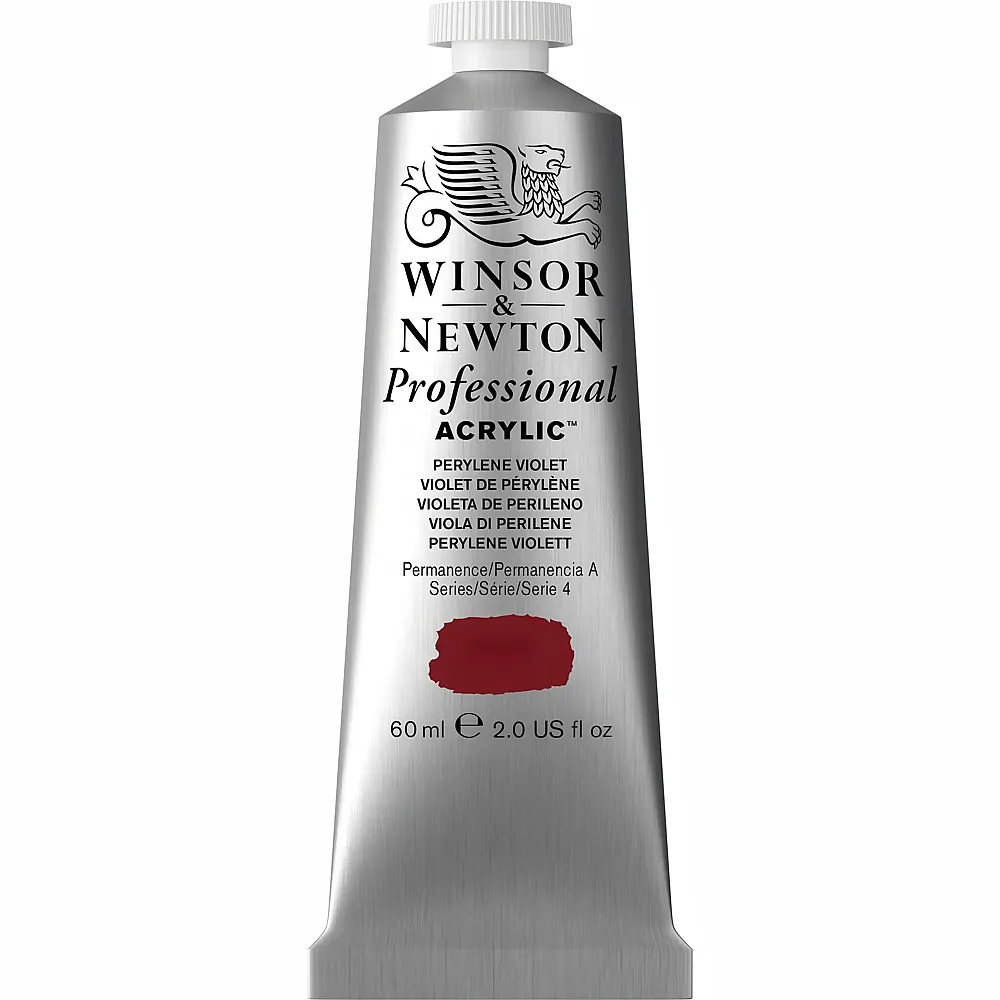 Winsor & Newton W&n Prof. Acrylfarbe 60ml Tube Perylene Violett - Marques